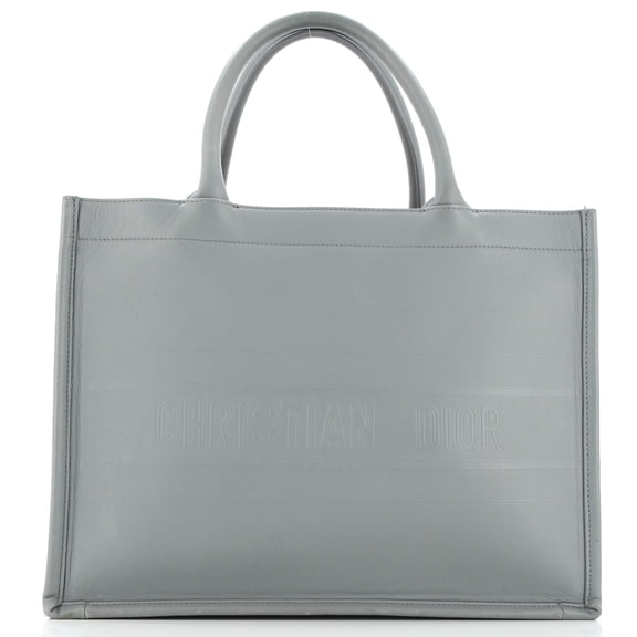 Pre-Owned Book Tote Oblique Embossed Calfskin Medium By Rebag