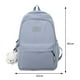 thumbnail image 3 of Mochilas casuales Mochila de mujer de gran capacidad Simple para deportes al aire libre (Azul), 3 of 8