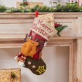 thumbnail image 5 of Saco de medias navideñas, bolsa de dulces, decoraciones navideñas para el hogar, muñeco de nieve, Papá Noel, calcetín de Año Nuevo, decoración del árbol de Navidad, 5 of 5