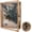 Wood, variant on Shadow Box Frame 16x20, Wood Shadow Box Display Case with Glass Window Metal Lock, Memory Box for Memorabilia Awards Medals Photos Black