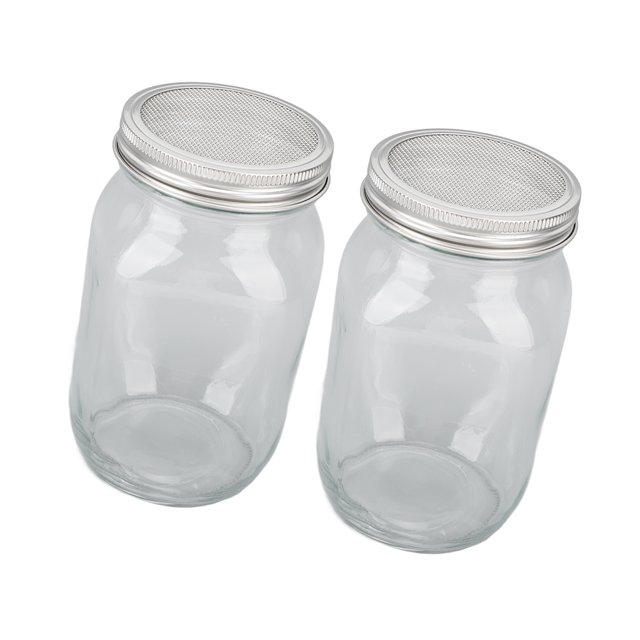 Kit de Germination Mason Jar, Kit de Germination à Drainage Facile pour la Maison