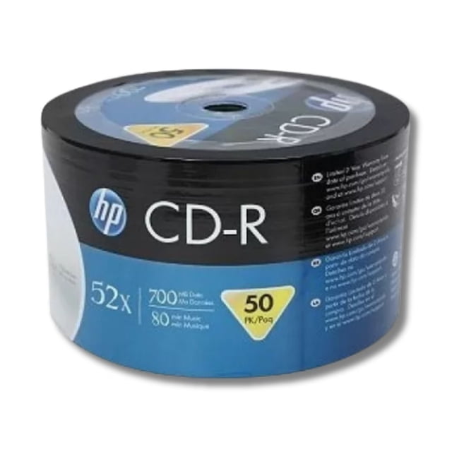 HP CD-R con 50 discos vírgenes