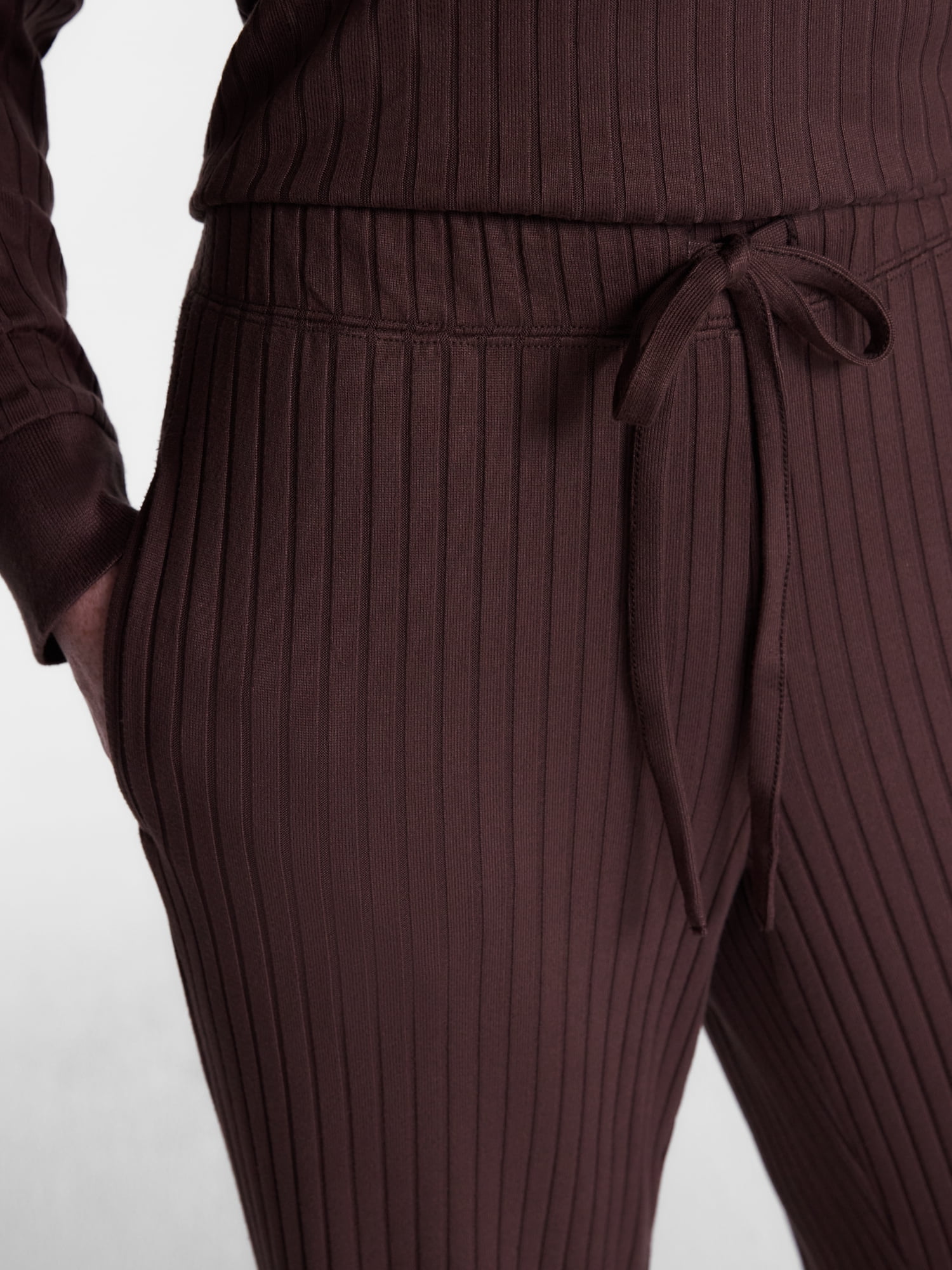 Joyspun Women's Cozy Lounge Collection Hacci Knit Sleep Pants, Sizes XS-3X