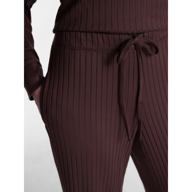 Women's Hacci Knit Sleep Pants with Pockets photo 5