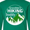 thumbnail image 4 of Inktastic Grandma's Hiking Buddy with Mountains and Trees Long Sleeve Youth T-Shirt, 4 of 5