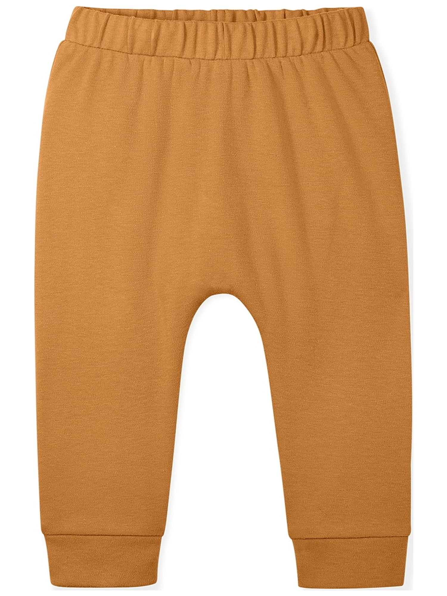 Garanimals Newborn & Baby Boy 100% Cotton Pull-On Jogger Pants, Sizes 0–24M, Single & 4-Pack