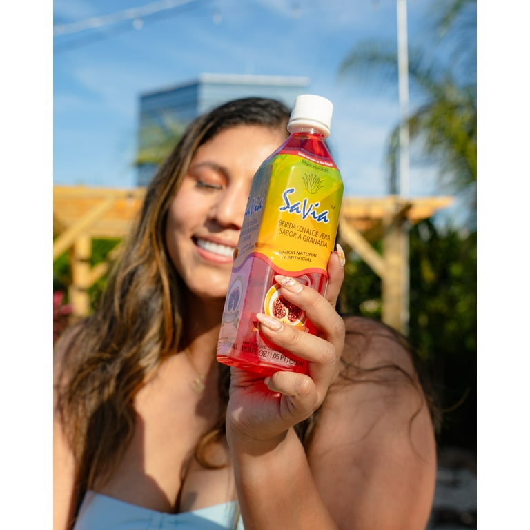 Savia Pomegranate Aloe Vera Drink 12/16.9oz