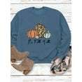 thumbnail image 3 of Anbech It's Fall Yall Shirt Women Pumpkin Sweatshirts Christmas Graphic Long Sleeve Crewneck Top, 3 of 3
