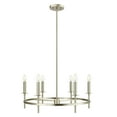 thumbnail image 4 of Meridian M100140NB 6-Light Chandelier in Natural Brass, 4 of 7