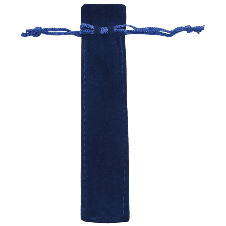 NIZEAMI 50 Pcs Bleu Velvet Pen Pochette Manches de Poche Stylo Sac Etui Crayon Sac NIZEAMI 50 Pcs Bleu Velvet Pen Pochette Manches de Poche Stylo Sac Etui Crayon Sac