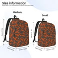 thumbnail image 2 of Fuzoiu Crayfish Print Canvas Backpack,Lightweight Travel Daypack,School Backpack Purse for Women Men, Casual Aesthetic Backpack, 2 of 5