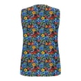 thumbnail image 4 of Pounoo Débardeurs pour Femmes Imprimé Tropical Sans Manches Col Rond Coupe Ample Respirant Extensible Pulls Décontractés Blouses Quotidiennes Style Vacances Cadeau, 4 of 6