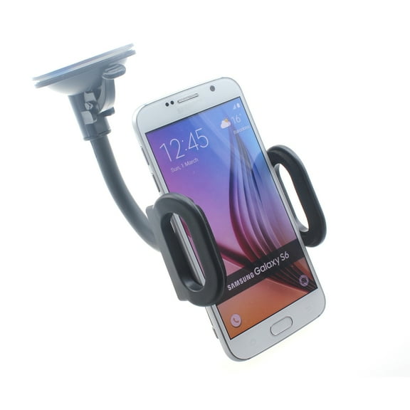 Windshield Car Mount for TCL 10 5G UW Phone - Holder Glass Cradle Swivel Dock Suction Q1J Compatible With TCL 10 5G UW