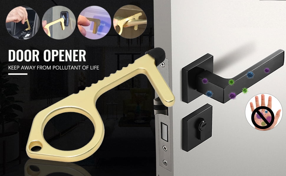 WeCare No-Touch Door Opener/Closer 5 Pack Button Presser Key Tool 