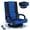 Blue Black, variant on DKMOCO Folding Floor Gaming Chair with Back Support,360 Degree Swivel and 6-Position Adjustable Backrest,Padded Video Game Chair for Bedroom Living Room Adults,Red Black