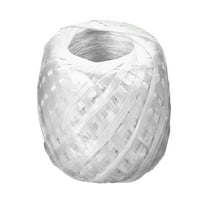 Uxcell 180m/590Ft Polyester Nylon Plastic Rope Twine Household Bundles Ropes Roll for Gardening Packing Crafting DIY White