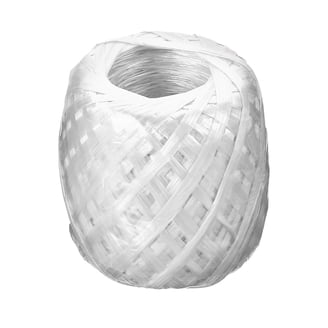 MECCANIXITY Polyester Nylon Plastic Rope - 100m White Twine | For Packing, Gardening, Crafts & Bundling