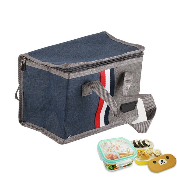 Sac à Lunch Isotherme Pliable – Boîte à Bento Feuille – Pique-nique, Rangement Alimentaire Multicolore