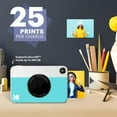 thumbnail image 6 of Kodak Printomatic Optical Viewfinder Zink 2x3 Photo Paper Printing Instant Camera, Blue, 6 of 8
