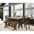 thumbnail image 1 of Topline Home Furnishings 6 pc Solid Wood Dinette Collection, 1 of 8