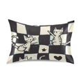 thumbnail image 7 of Yayeee Pillowcase Queen Size Set of 2 Satin Wrinkle Resistant Pillow Case, Blue and White Cat, 7 of 7