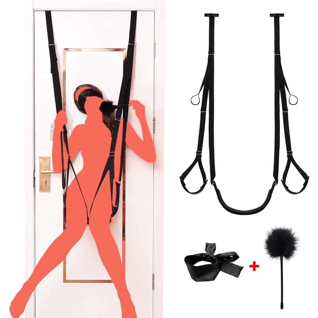 SM Toys Door Sex Swing Swings Sling para parejas adultos seis arnés giratorio Ro
