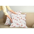 thumbnail image 3 of Ambesonne Flamingo Throw Pillow Cover 2 Pack, Exotic Birds Pattern, 18", Pale Pink Coral, 3 of 6
