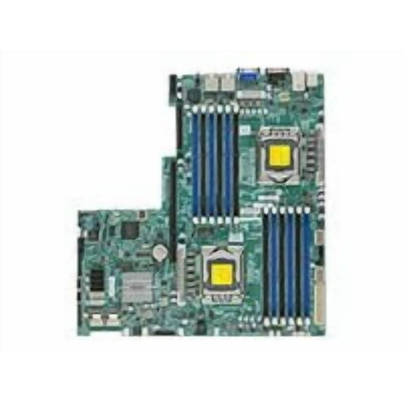 SUPERMICRO X9DBU-3F - Motherboard - LGA1356 Socket - 2 CPUs supported - C606 Chipset - 2 x Gigabit LAN - onboard graphics