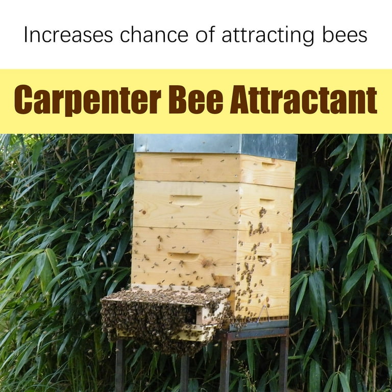 Pack Bee Trap Bait, Bee Lure Updated Formula, Attract Wood Boring Bees