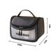 thumbnail image 3 of Neceser translúcido | Neceser colgante de PVC esmerilado con cremallera | Organizador de viaje impermeable para mujer y hombre | Capacidad de 4,5 L | Azul, negro y blanco, 3 of 6