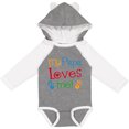 thumbnail image 3 of Inktastic My Papa Loves Me Boys or Girls Long Sleeve Baby Bodysuit, 3 of 5