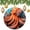 pattern-4, variant on Christmas Ceramic Ornament Ocean Theme 3" Circle Ceramic Ornament Orange Octopus Best Gifts for Christmas Ornament Xmas Present