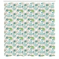 thumbnail image 3 of Ambesonne Fruits Shower Curtain, Whole Pears and Apple Slice, 69"Wx75"L, Multicolor, 3 of 3