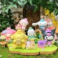 thumbnail image 2 of Sanrio Camping Friends Anime Blind Box Kuromi Cinnamoroll Pom Purin Doll figuras de acción Kawaii Surprise Toy Mystery Box Gift838, 2 of 5