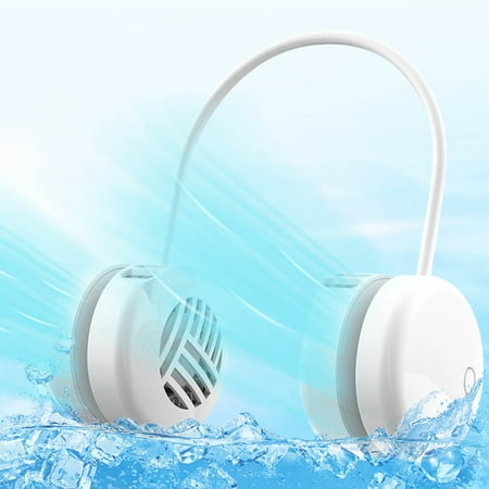 

New Hanging Neck FanS Portable Christmas Clearance Lazy Leadless Storage Box Mini Portable USB Small Fan Charging Outdoor