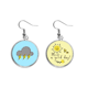 thumbnail image 1 of Aguacero nublado Pendiente Sol Flor Pendiente Joyas Moda Unbranded M, 1 of 3