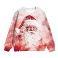 thumbnail image 4 of Zshosam Toddler Girl Christmas Sweatshirt Toddler Baby Boy Girl Pullover Christmas Sweatshirt Crewneck Blouse Shirt Tops Warm Fall Winter Clothes Size 3T 4T,(Red 3-4 Years), 4 of 4