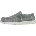 thumbnail image 3 of HEYDUDE Wally Stretch Sox Grey Men's Size 13, 3 of 7