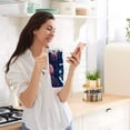 thumbnail image 5 of Yayeee 40oz Double-Wall Insulated Stainless Steel Tumbler with Handle Bottle, Blue Anchor, 5 of 8