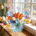 thumbnail image 4 of Easter Flower Egg Suncatcher Window Hanging Decor, Stained Glass Style Acrylic Ornament for Home Farmhouse Garden Window Decorations, Hanging Window Art for Indoor Outdoor Decor, Housewarming Gift, 4 of 9