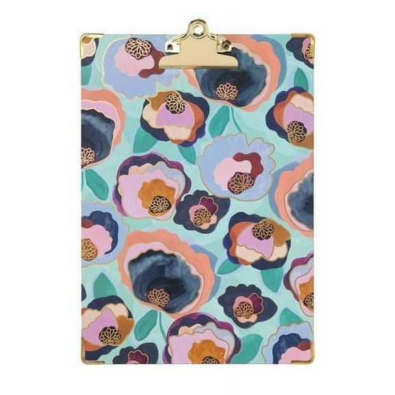 greenroom Paper Clipboard Deco Floral Blue