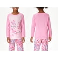 thumbnail image 2 of Beezizac Rainbow Leopard Print & Butterfly Pajamas for Girls Size 16 Long Sleeve Cute PJS, 2 of 7