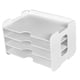 thumbnail image 1 of Papel de caja de servicio de archivos de autoensamblaje de bricolaje para el conjunto de suministros de organizador Cola Almacenamiento de archivos de autoensamblaje, 1 of 8