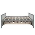 thumbnail image 4 of Harper & Bright Designs Full Size Daybed with Trundle and 3 Storage Drawers, Wood Full Captain’s Bed with Trundle Bed, Full Platform Bed, Gray, 4 of 13