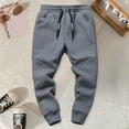 thumbnail image 2 of Caqnni Cargo Pants for Little Boys Cargo Trousers Work Wear Pockets Full Pants Toddler Sweatpants Pajamas Pants Fall Winter Pants School Sweatpants Joggers Boys 13-14 Years, 2 of 4