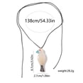 thumbnail image 5 of Summer New Bohemian Bird Pendant Black Rope Necklace For Women Personality Clavicle Jewelry Accessories, 5 of 5