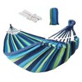 thumbnail image 1 of Hamaca colgante de lona, asiento de columpio, cama de cuerda, asiento de jardín para exterior e interior, silla de viaje para acampar, 1 of 5