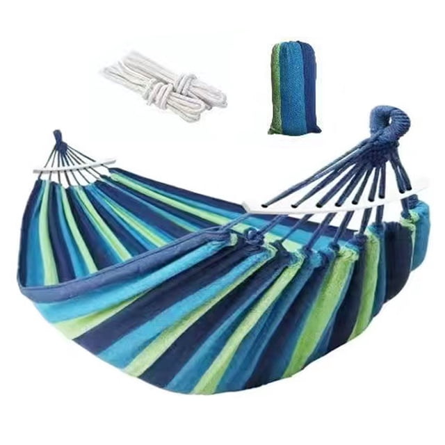 Hamaca colgante de lona, asiento de columpio, cama de cuerda, asiento de jardín para exterior e interior, silla de viaje para acampar