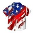 thumbnail image 6 of ZACPNCV Kids Boys 4th of July Shirt USA Letter Print Tees Short Sleeve Crewneck Holiday Tops Patriotic Graphic Shirts Independence Day Clothes Multicolor 12-13 Years, 6 of 9