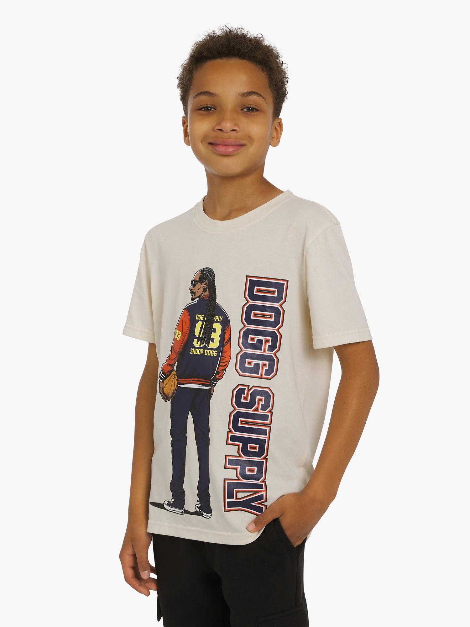 Dogg Supply by Snoop Dogg Boys Basketball Team Short Sleeve Tee, Sizes 4-18